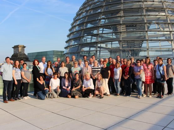 Besuchergruppe aus dem Wahlkreis und Nicole Bauer im Rahmen der BPA-Fahrt